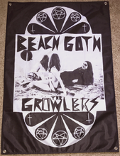 Load image into Gallery viewer, Classic Beach Goth Wall Flag
