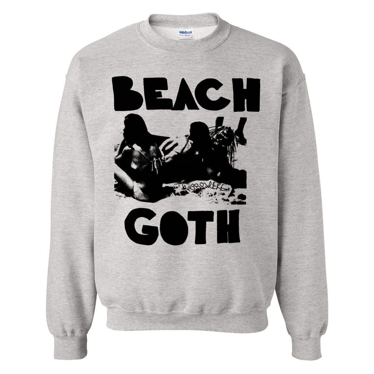 Beach Goth Crewneck Sweatshirt