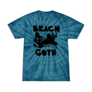 Beach Goth Custom Tie Dye T-Shirt