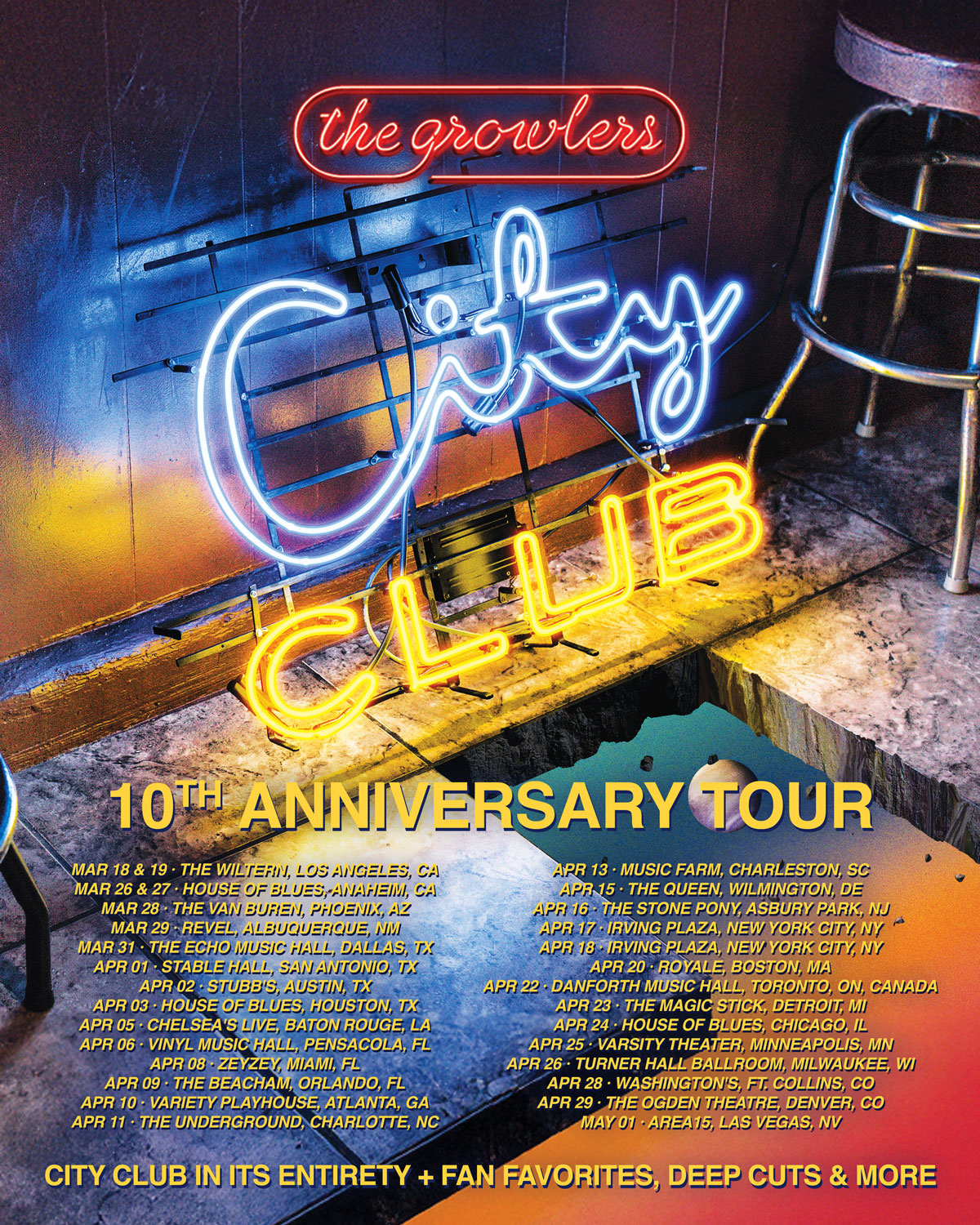 The Growlers City Club 10th Anniversary Tour
