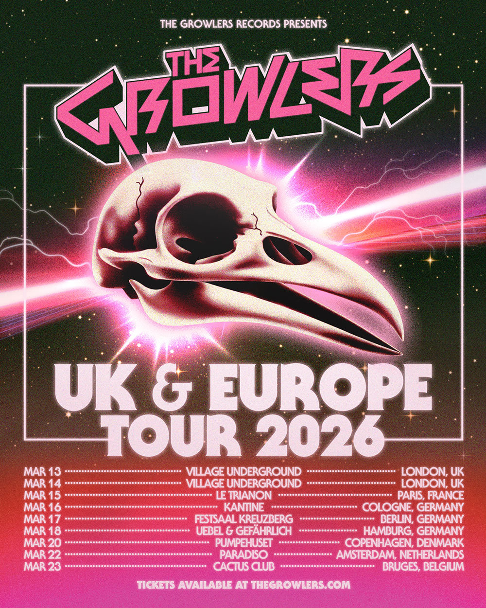The Growlers Europe Tour 2026